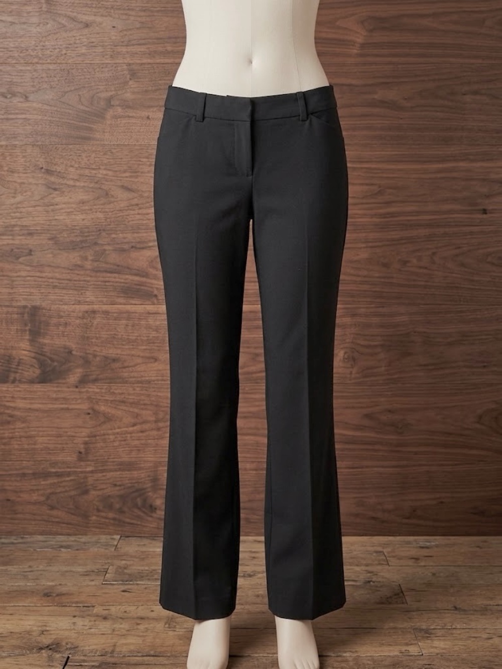 Express Black The Editor Dress Pants Bootcut Dress Trousers Workwear Size 4S
